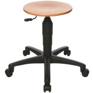 Tabouret Bois Roulettes Lift A Gaz Tec3