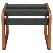 Tabouret CHARDONNAY lattes Ipra/structure alu - Urbemob