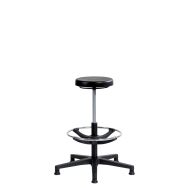 Tabouret ERGOLINE haut patins et repose-pieds polyamide