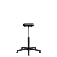 Tabouret ERGOLINE haut sur patins aluminium