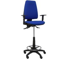 Tabouret Elche S avec accoudoirs réglables - bleu