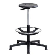 Tabouret Ergodyn assise réglable haute patins + repose-pieds