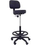 Tabouret Llanos similicuir sans accoudoirs