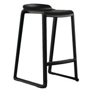 Tabouret Postura monobloc avec dossier bas