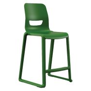 Tabouret Postura monobloc avec dossier haut