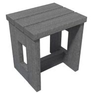 Tabouret bas Canopée plastique recyclé Espace Urbain