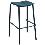 Tabouret haut PERFECT alu - bleu