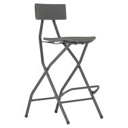 Tabouret pliant Alvarstool - gris bleuté