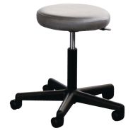 Tabouret réglable 5 roulettes pieds plastique Holtex