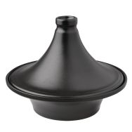 Tajine avec couvercle en grès ø22 cm 100cl noir-Blastone