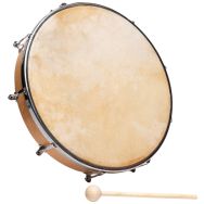 Tambourin peau naturelle 20 cm-Fuzeau
