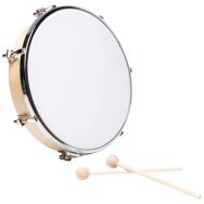 Tambourin peau synthetique 25 cm-Fuzeau
