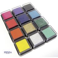 Tampon encreur mini 12 couleurs