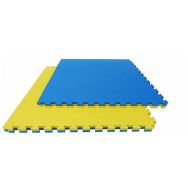 Tapis Puzzle Arts Martiaux - épaisseur 2 cm bleu jaune