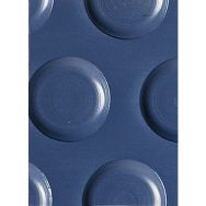 Tapis à pastilles PVC - Pastilles épaisses - Au mètre linéaire Bleu