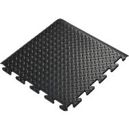 Tapis anti-fatigue Deckplate connect - Angle-50cmx50cm-Noir