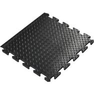 Tapis anti-fatigue Deckplate connect - Bords-50cmx50cm-Noir