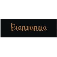Tapis coco naturel marche 25x75cm épaiss.15mm bienvenue noi
