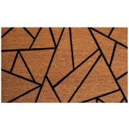 Tapis coco naturel semelle latex