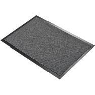 Tapis d'entrée-0,6mx0,9m-Noir/acier