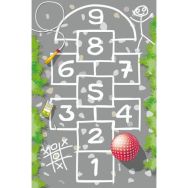 Tapis de jeu 'la marelle'