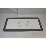 Tapis de propreté avec cadre plastique rigide - Ergomat