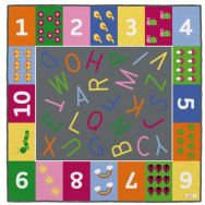Tapis lettres et chiffres