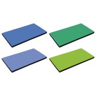 Tapis modulables bleu et vert