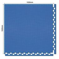 Tapis puzzle en mousse - bleu