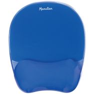 Tapis souris gel ergonomique - avec repose-poignet bleu