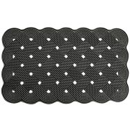 Tapis tresse caoutchouc épaisseur 6mm 45x75cm
