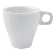 Tasse café en porcelaine ø6 cm 8cl blanc-Isis