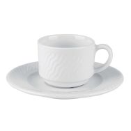 Tasse thé en porcelaine ø9 cm 23cl blanc-Panama