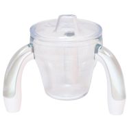 Tasse tripode antidérapante enfant avec couvercle Plastorex