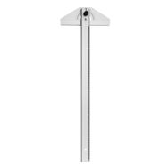 Té aluminium à tête mobile 60 cm