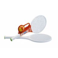 Tennis play : 2 raquettes, 1 balle mousse, avec poignée de transport