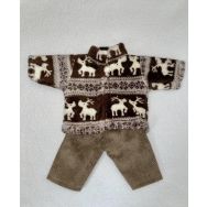 Tenue d'hiver garçon pour 30 cm