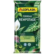 Terreau rempotage plantes vertes et plantes fleuries 6l /nc