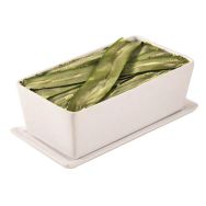 Terrine rectangulaire en porcelaine 1000cl blanc