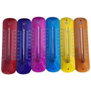Thermomètre intérieur/extérieur en métal 19cm - Velamp