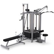 Tirage4 Laroq Tannac Structure grise Sellerie noire Plaques de 5 kg