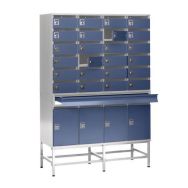 Tiroir de tri pour armoire à courrier largeur 120 cm Gris/Bleu