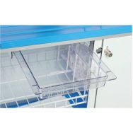 Tiroir thermoformé en ABS Dim 400 x 300 x 50 mm - chariot Nursing