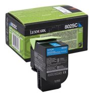 Toner Cyan LEXMARK 2000 pages 802SC (80C2SC0)