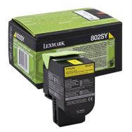 Toner Jaune 2000p LEXMARK 802SY (802C2SY0)