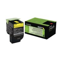 Toner Jaune LEXMARK 4000p 802XY (80C2XY0)