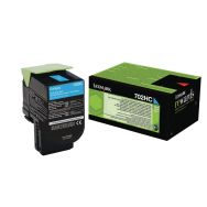 Toner cyan 3000 pages LEXMARK 702HC (70C2HC0)