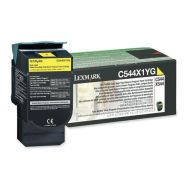 Toner jaune LEXMARK 4000 pages (C544X1YG)