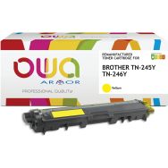 Toner remanufacturé BROTHER TN-245Y - TN-246Y - OWA