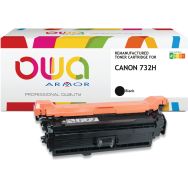 Toner remanufacturé Canon 732H - Noir - haute capacité